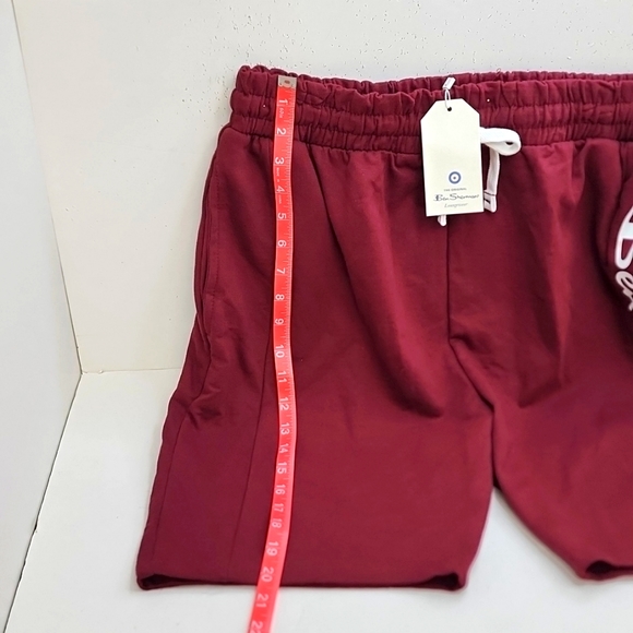 BEN SHERMAN SWEAT SHORTS MAROON COLOR - Picture 6 of 12